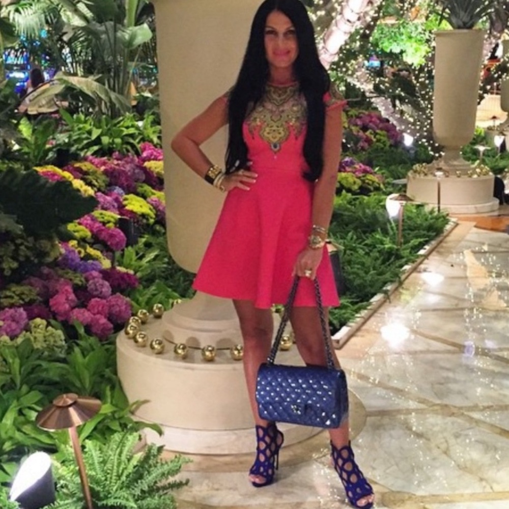 Ted Baker London Vibrant Pink Mini Dress